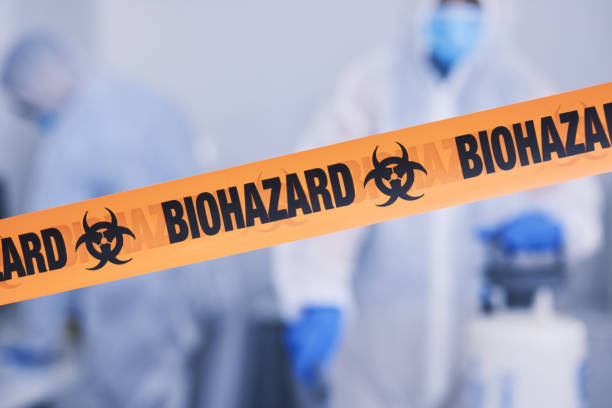 Professional Biohazard Cleanup technician working in Catheys Valley, CA